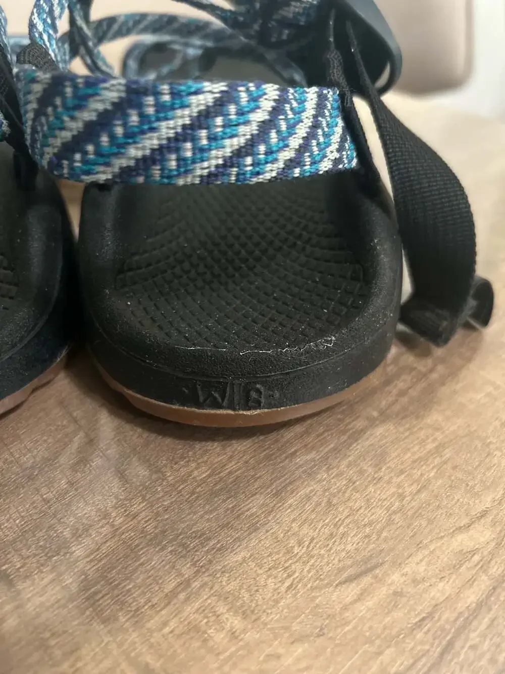 Chaco Women's ZX/2 Cloud Hiking Sandals in Blue Pattern